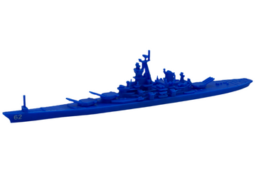 Buy blue 3D-printed Battleship New Jersey BB62 Model