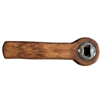 Battleship New Jersey BB-62 Modern Teak Paddle Style Bottle Opener - 0