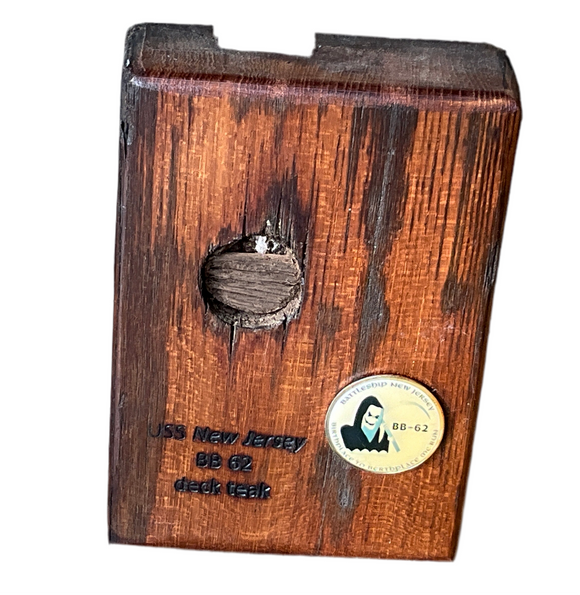 WWII Grim Reaper Deck Teak w/ Emblem
