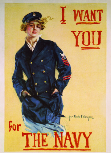 I Want You  for The Navy Poster