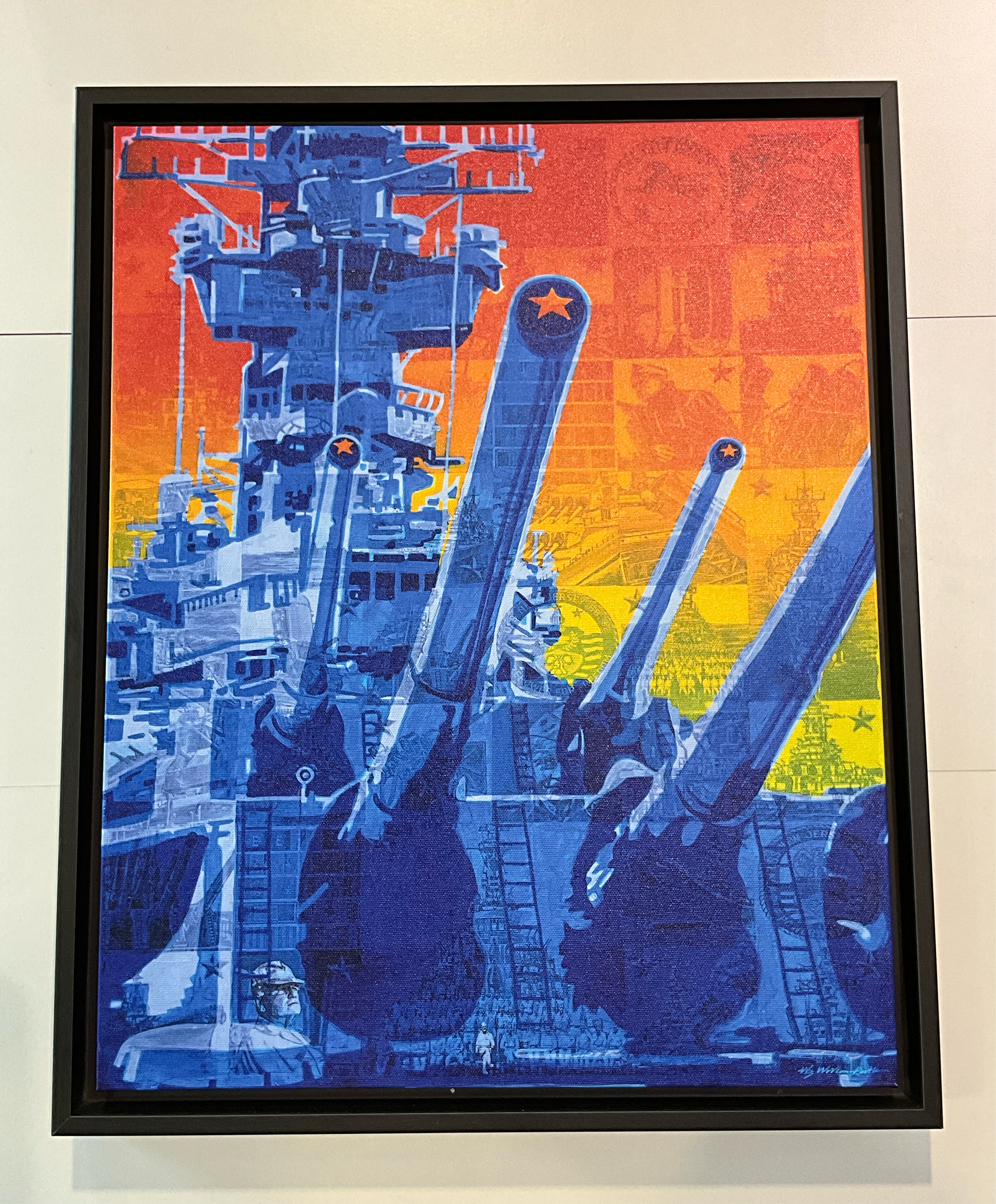 Mini Replica of "Firepower for Freedom" Artwork 16"x24"