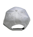 USS New Jersey BB62 Logo Hat with ship (White & Blue)-3