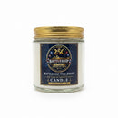 Battleship New Jersey candle with a gold lid on a white background