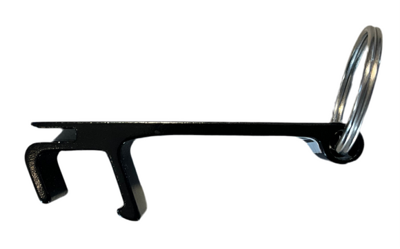 Bottle Opener with Battleship New Jersey Logo - Key Chain