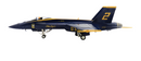 F/A-18 Hornet Blue Angel 7" Pullback Plane-1