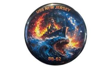 USS New Jersey BB-62 Battle Beast Magnet Bottle Opener