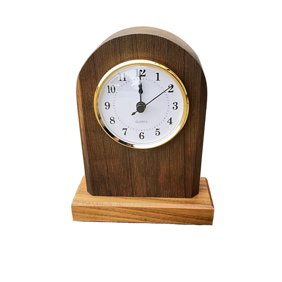 Battleship New Jersey Teak clock