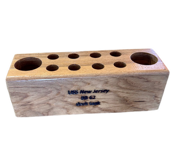BB62 Teak Multi Pen Holder