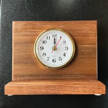 Teak Clock