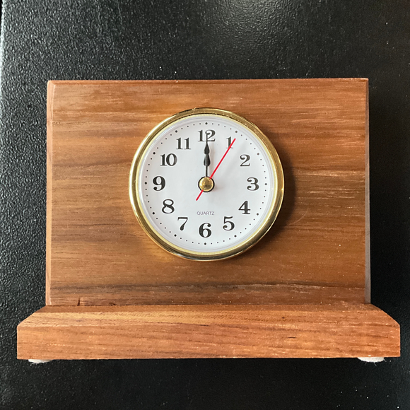 Teak Clock