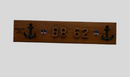 Battleship New Jersey BB-62 Modern Teak with Two Anchor Hooks-5