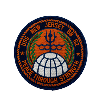 USS New Jersey BB-62 Korea Era Patch (2nd Commision)