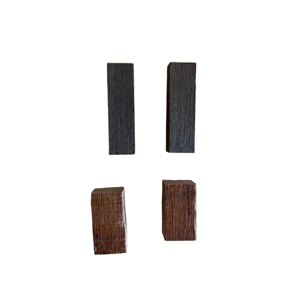 Extra small teak magnet