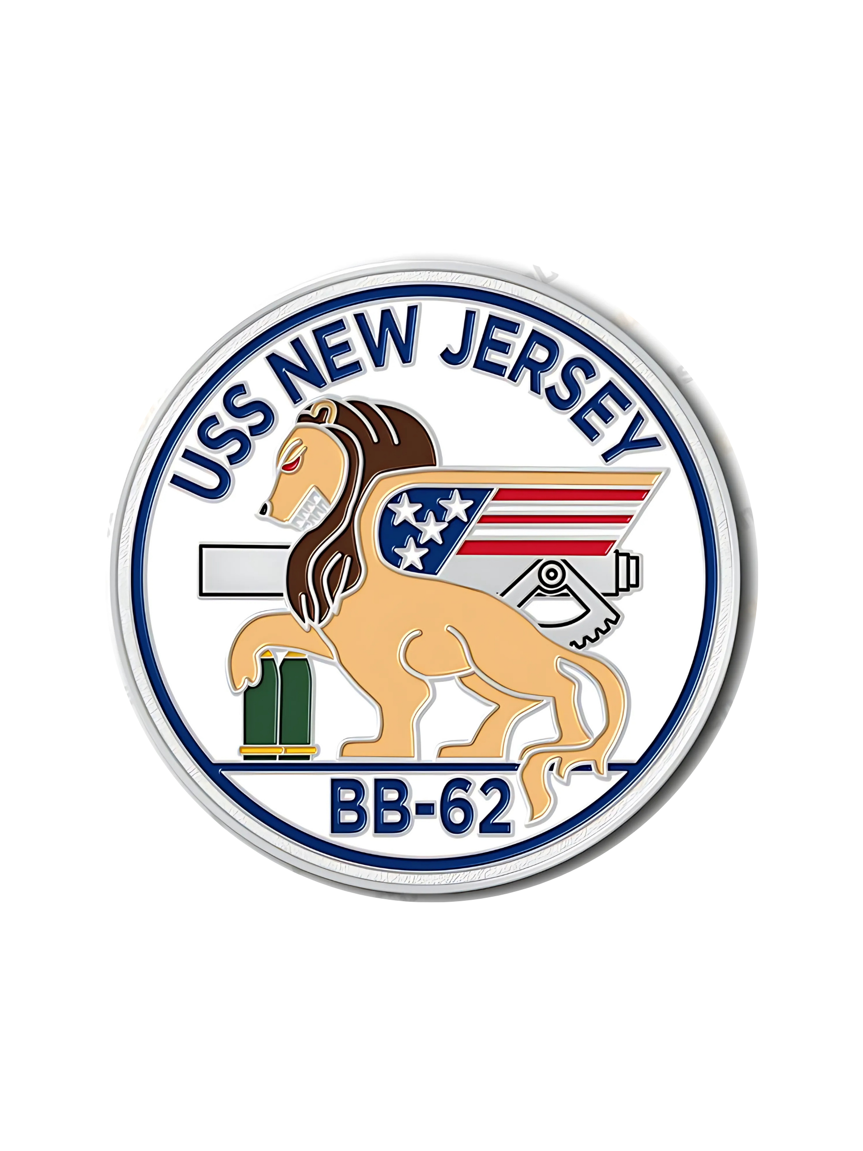 Fleet Admiral William F. “Bull” Halsey, Jr. Challenge Coin - Flagship of 3rd Fleet | WWII Pacific Theatre 1944–1945 (Limited Edition) - 0