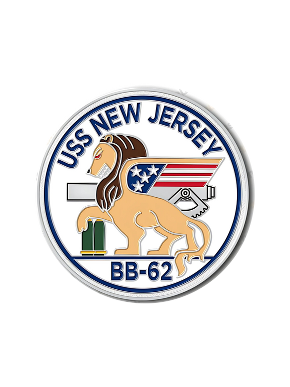 Fleet Admiral William F. “Bull” Halsey, Jr. Challenge Coin - Flagship of 3rd Fleet | WWII Pacific Theatre 1944–1945 (Limited Edition)