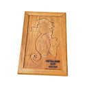 USS New Jersey Teak Seahorse Puzzle-1