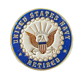 US Navy Retired Pin