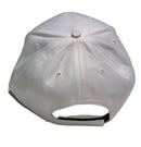 USS New Jersey BB-62 Admiral Baseball Hat w/ Ship ( White & Blue)-3