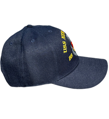 USS New Jersey Firepower for Freedom - Navy Crew Cap - 0