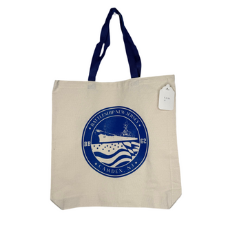 Battleship BB62 Canvas Tote Bag