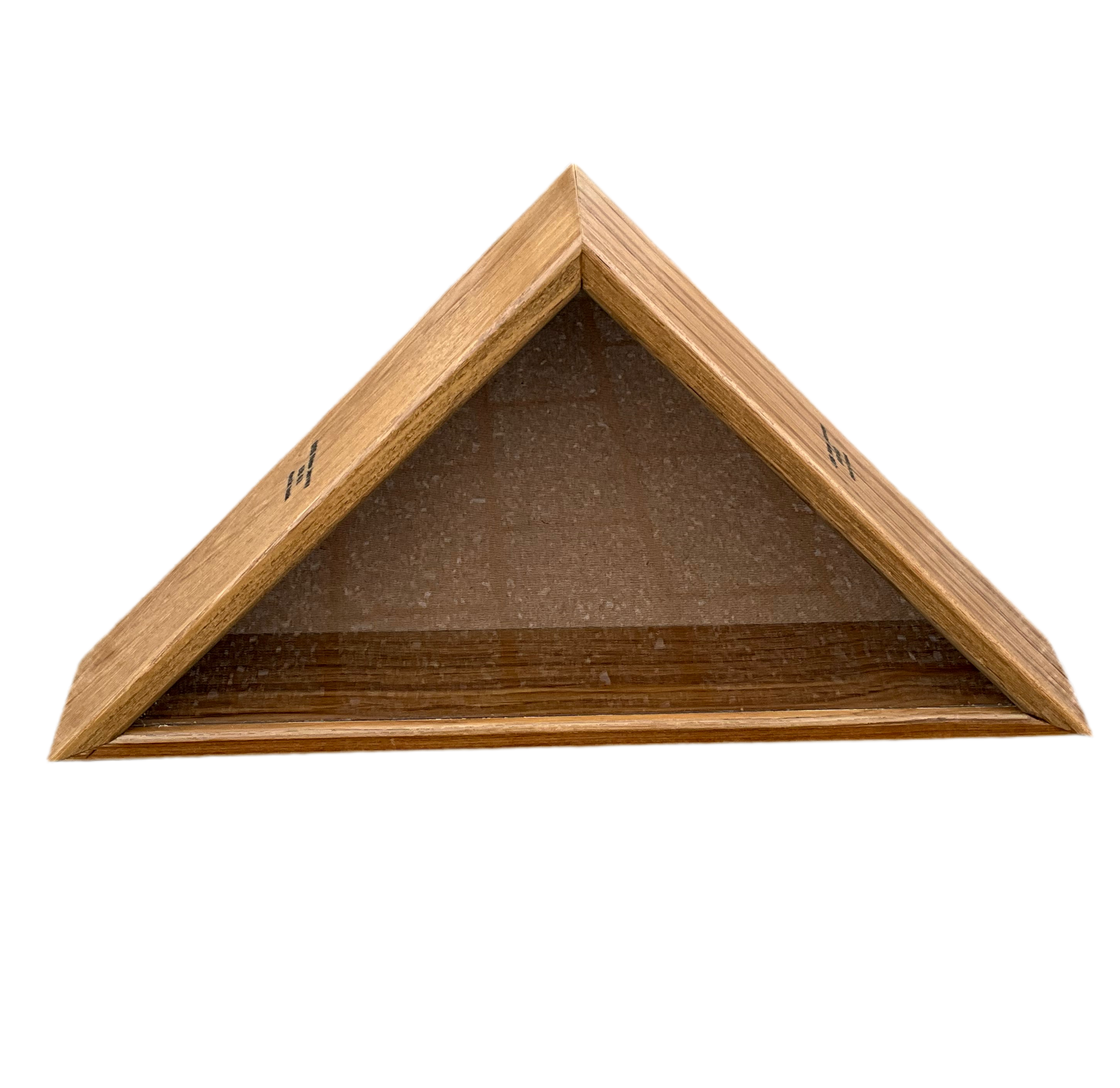 5 1/2 x 9 BB-62 Teak Flag Box (Etched)
