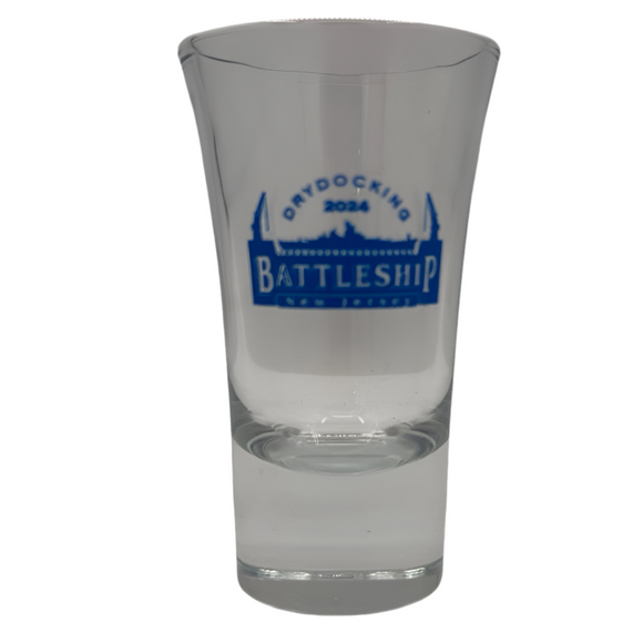 Battleship Dry Dock Shot Glass