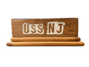 USS NEW JERSEY TEAK Display-1