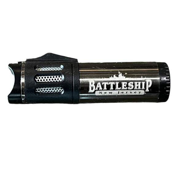 Battleship Logo Visol Lighter Black