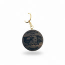 Authentic Battleship New Jersey Teak Fire Power for Freedom Key Chain (Cert. of Authenticity) (Copy 2) Circle (Copy)-1