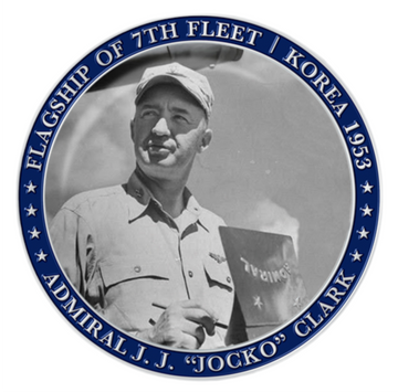 Admiral Admiral J.J. “Jocko” Clark Challenge Coin - Flagship of 7th Fleet | Korea 1953 (Limited Edition)