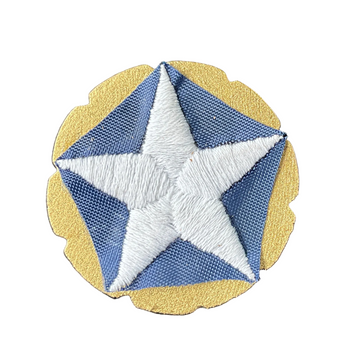 Battleship New Jersey BB-62 Modern Teak Magnet With Star