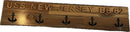 Battleship New Jersey BB-62 Modern Teak with Two Anchor Hooks-9