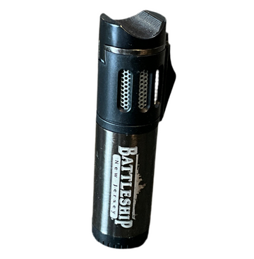 Battleship Logo Visol Lighter Black - 0