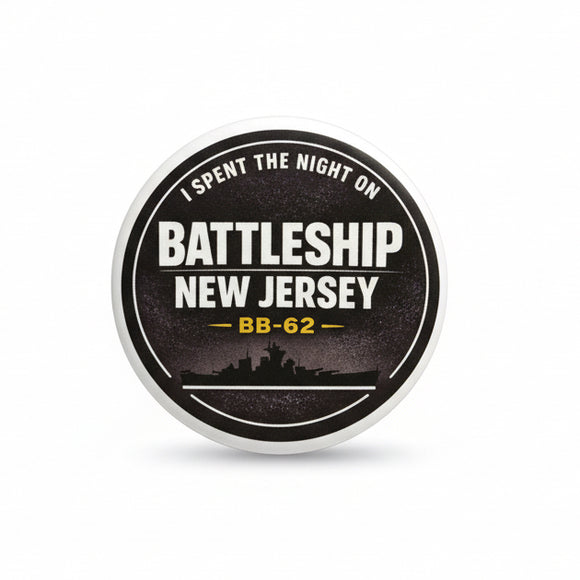 I Spent The Night on Battleship New Jersey Magnet Bottle Opener