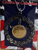 USS New Jersey Commemorative Wreath Ornament – Made in the USA-2