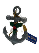 Anchor Glitter Ornament-1