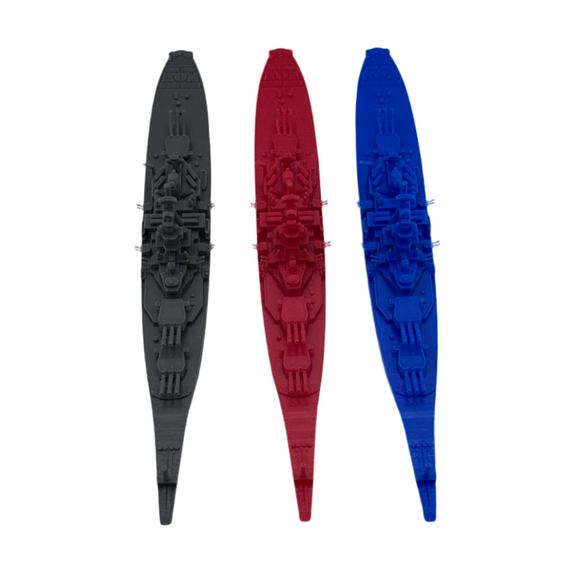 3D-printed Battleship New Jersey BB62 Model