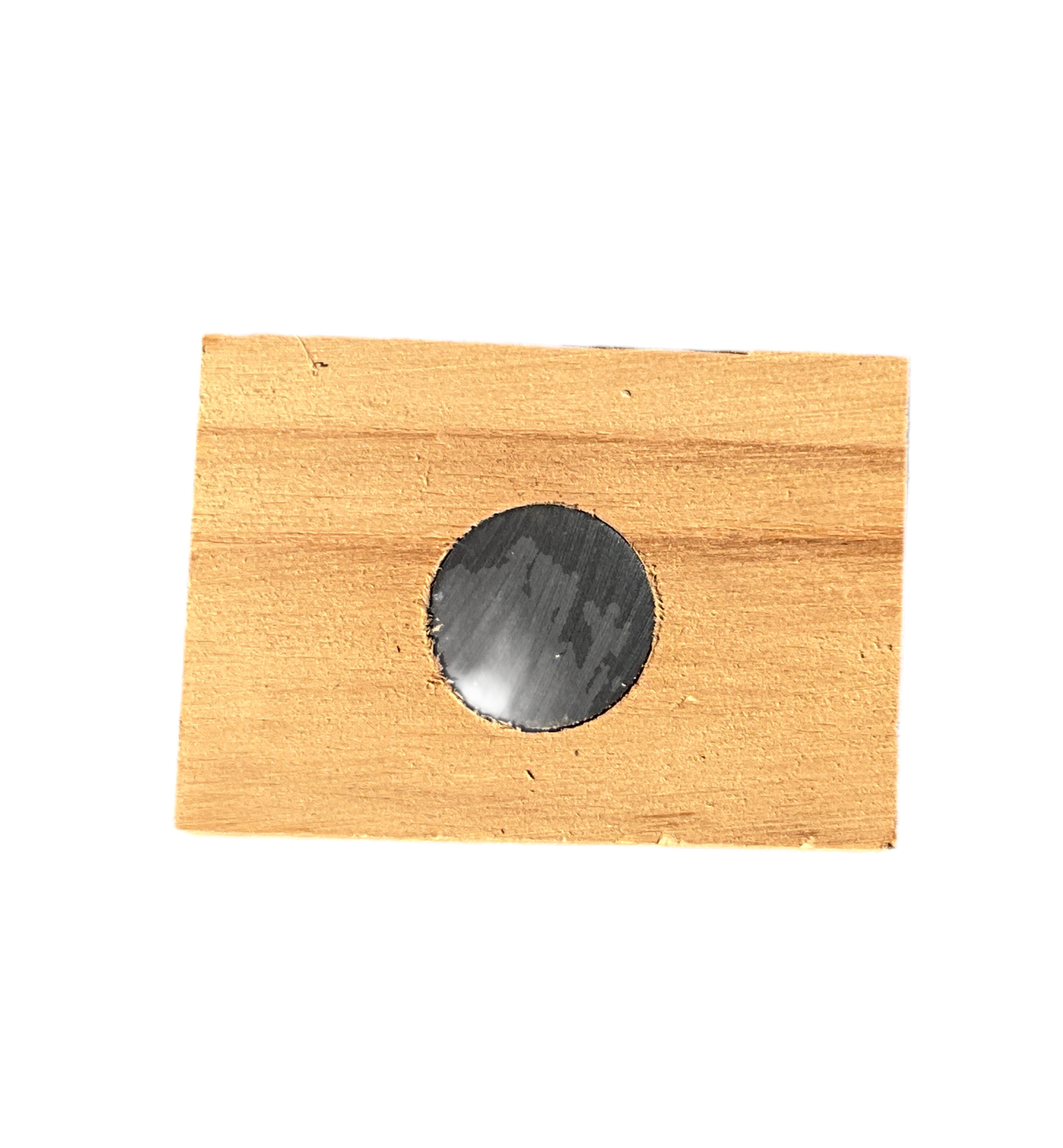Battleship New Jersey BB-62 Modern Teak Magnet - 0