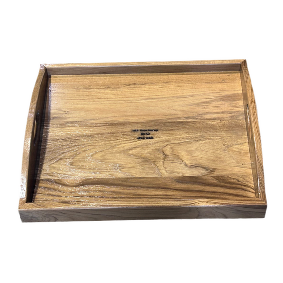 USS New Jersey Teak Deck Serving Tray