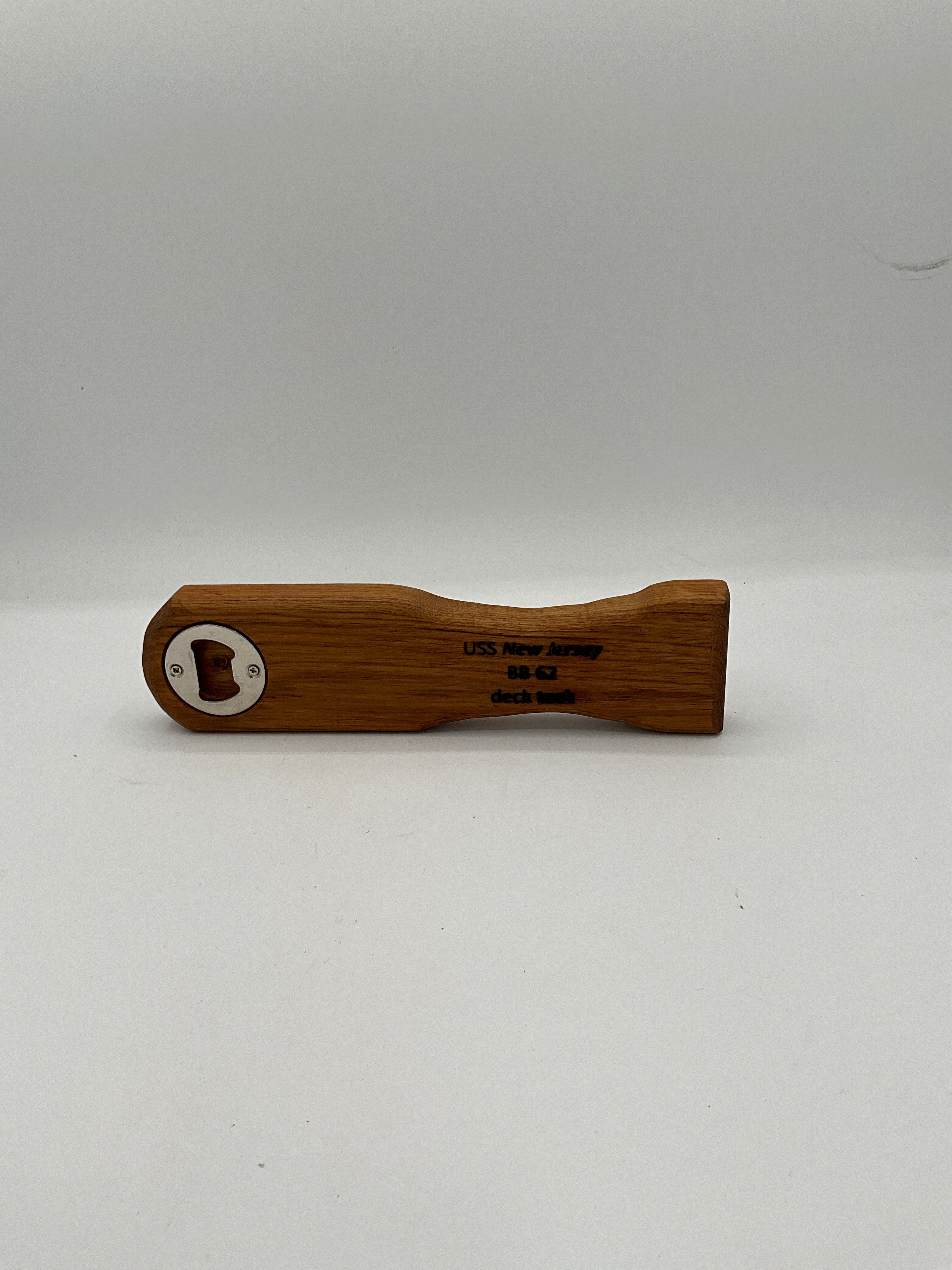 Teak Paddle Style Bottle Opener