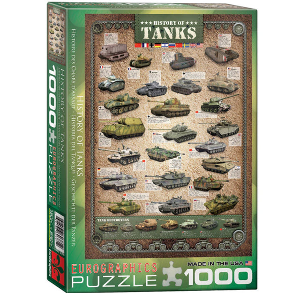 WWII TANKS PUZZLE | 1000 Pieces