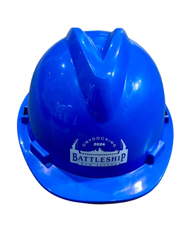 Battleship Dry Dock Logo Hard Hat- Blue