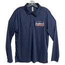 Battleship Dry Dock Logo Men's Zone Performance Long Sleeve Polo-1