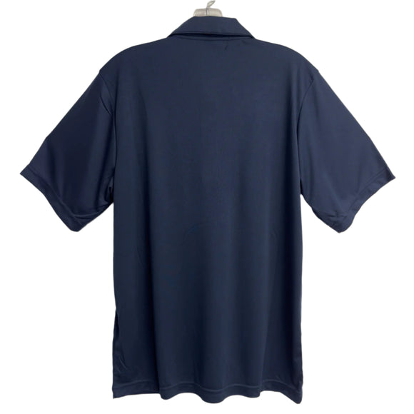 Battleship Dry Dock Logo Men's Zone Performance Short Sleeve Polo