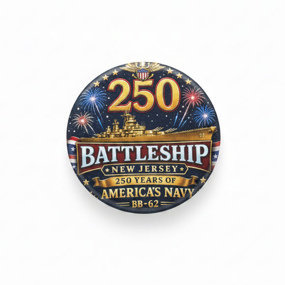 Battleship New Jersey America250 Magnet Bottle Opener – BB-62 Commemorative