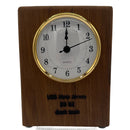 Battleship New Jersey BB-62 Modern Teak Quartz Clock-1