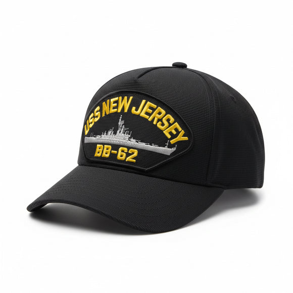 Battleship NJ Crew Cap Navy Blue (Snap Back)