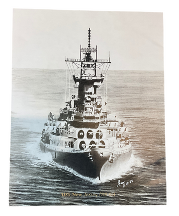 Signed Battleship Poster