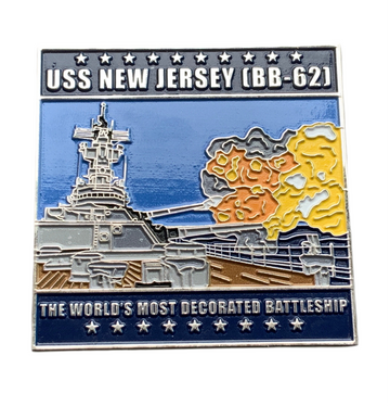 Battleship New Jersey Challenge Coin - 0