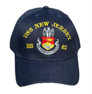 USS New Jersey Firepower for Freedom - Navy Crew Cap-1